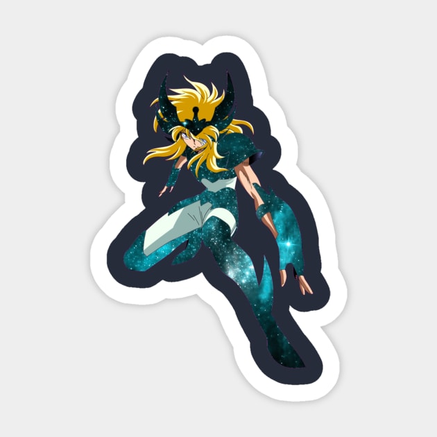 Cygnus Hyoga Sticker by RickBitten